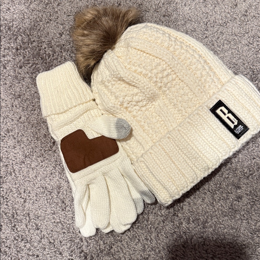 Beanie And Glove Set